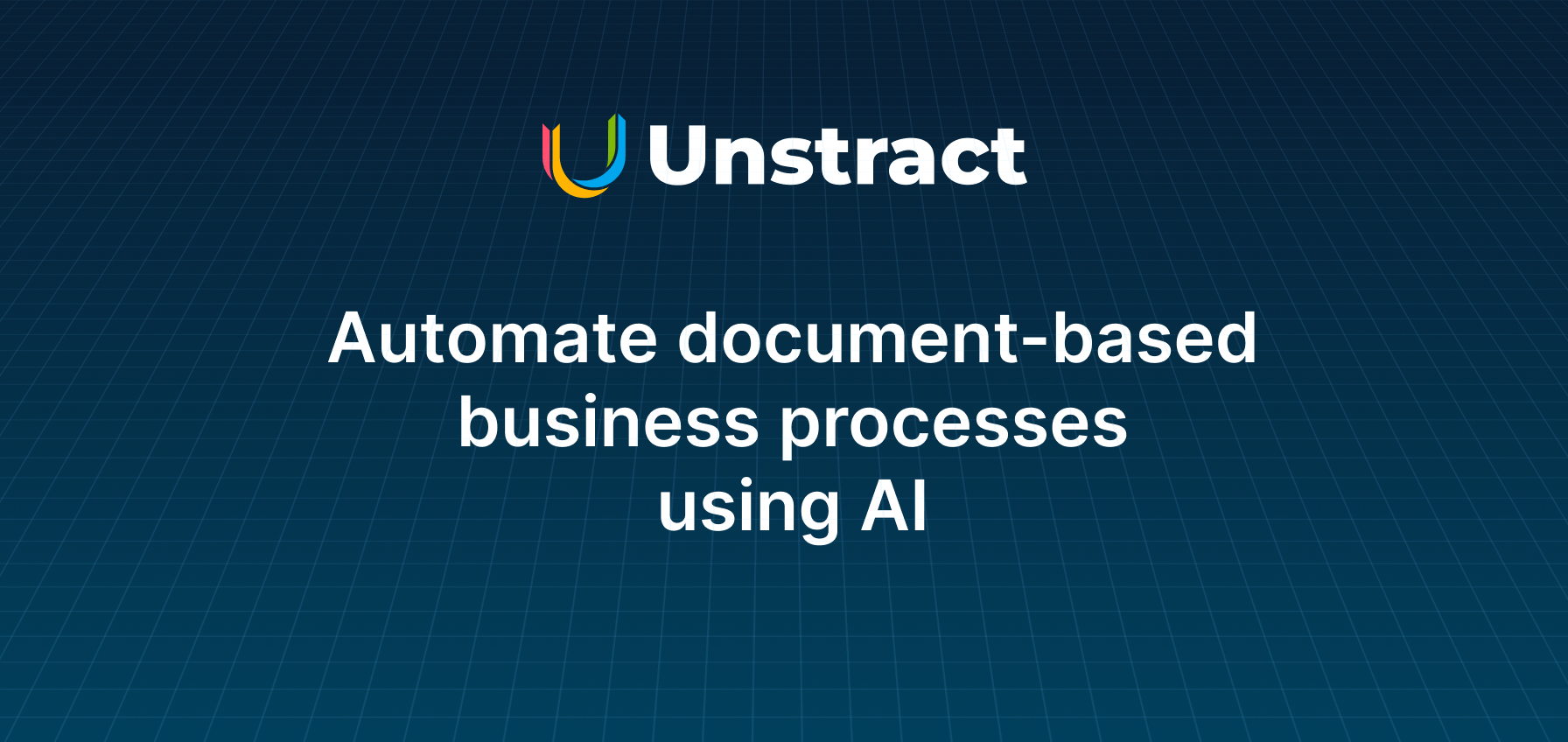 Unstract AI document processing automation