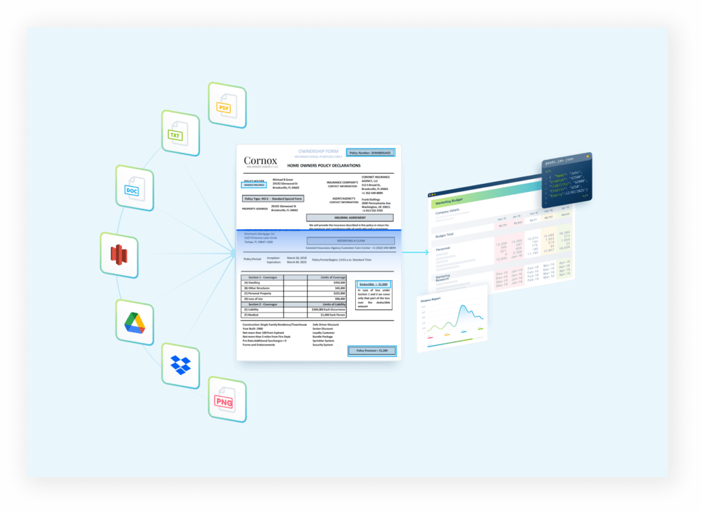 Unstract easily integrates and scales with your present infrastructure and insurance workflows.