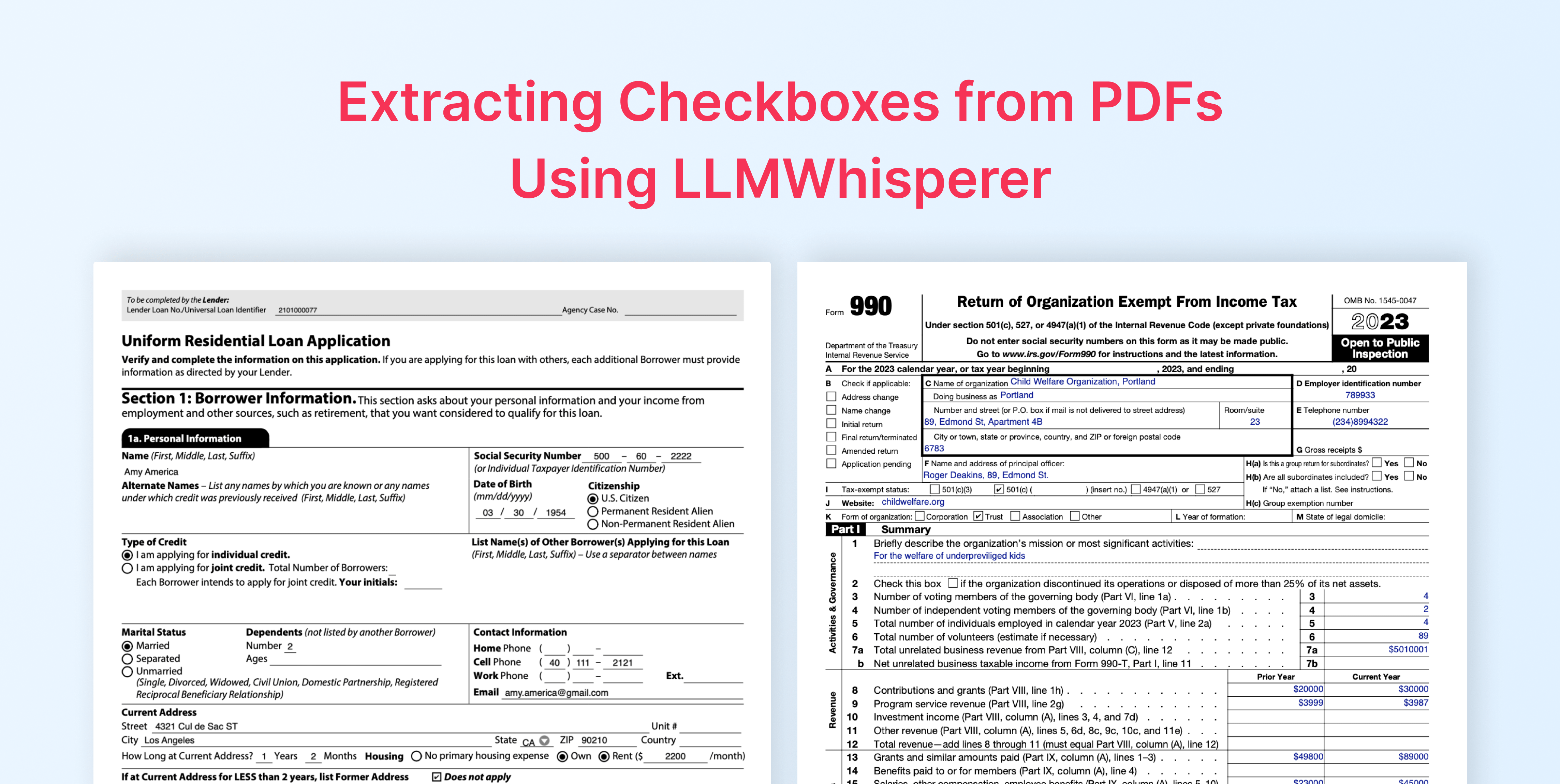 Extracting Checkboxes & Radio buttons from PDFs : A Guide