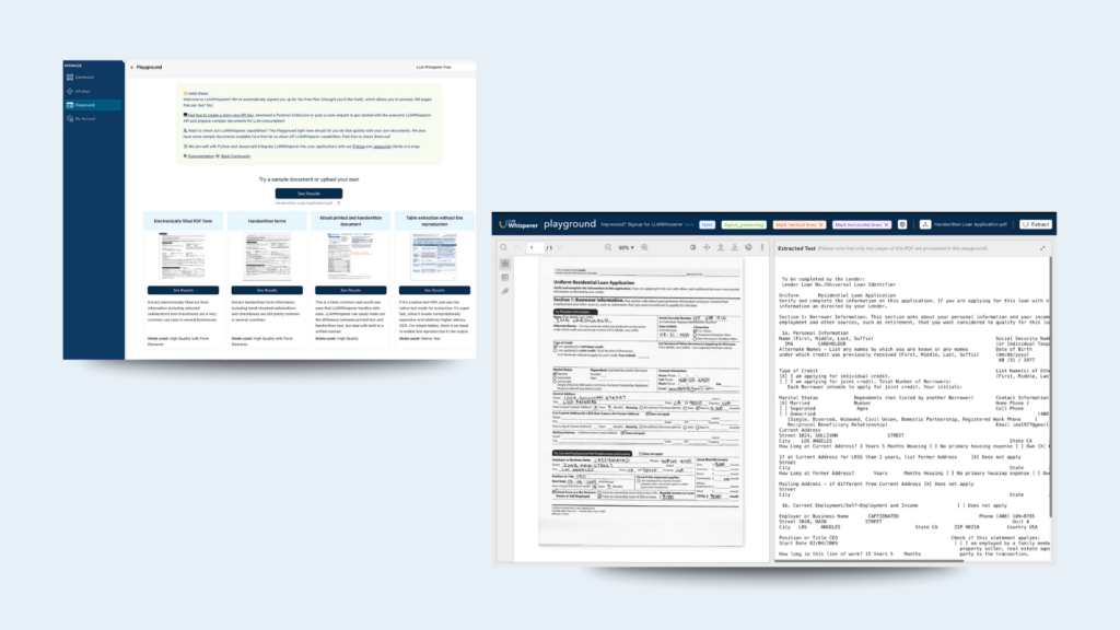 llmwhisperer parses mortgage documents