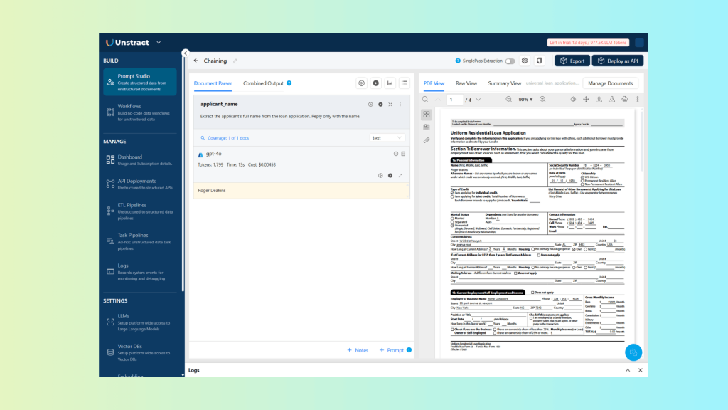Build Document Workflows That Adapt with Unstract